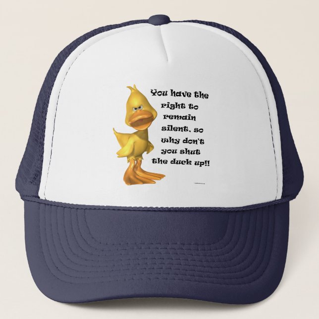 Rude Duck Truckerkappe (Vorderseite)