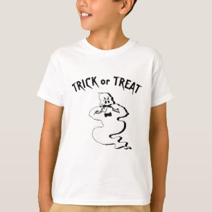 Rude Ghost - Trick oder Treat und Happy Halloween T-Shirt