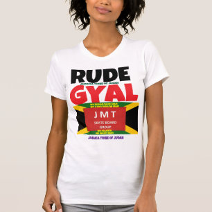 RUDE GYAL. Bella+Canvas Damen T-Shirt in schmaler