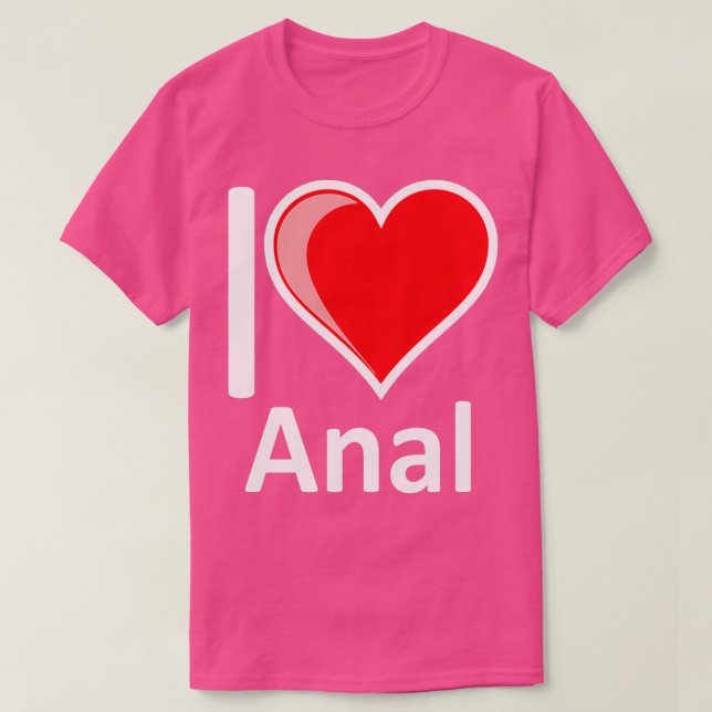 Rude I Liebe Anal Merchandise Secret Santa Valenti T-Shirt (Design vorne)