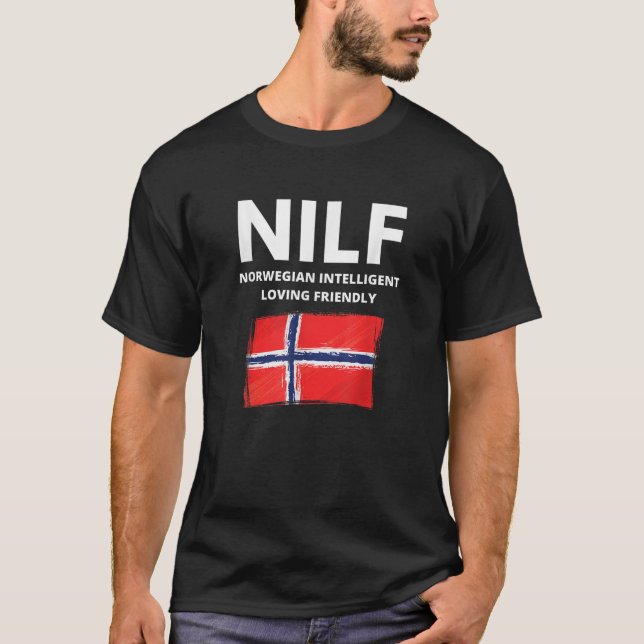 Rude norwegische Geschenke Funny Norwegian Unisex  T-Shirt (Vorderseite)