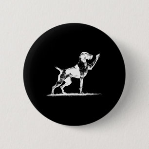 Rude Pointer Dog Hole German Shorthhaden Pointer D Button