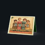 Rude Santa Claus Feiertagskarte<br><div class="desc">Rude Slogan Xmas Karten mit einem Vintagen Bild und ein Santa schüttelte unsere Mutter Geschmacksschwäche Drehung.Wenn Sie unhöfliche Redewendungen auf Ihren Weihnachtskarten sind die unhöflichen für Sie.</div>