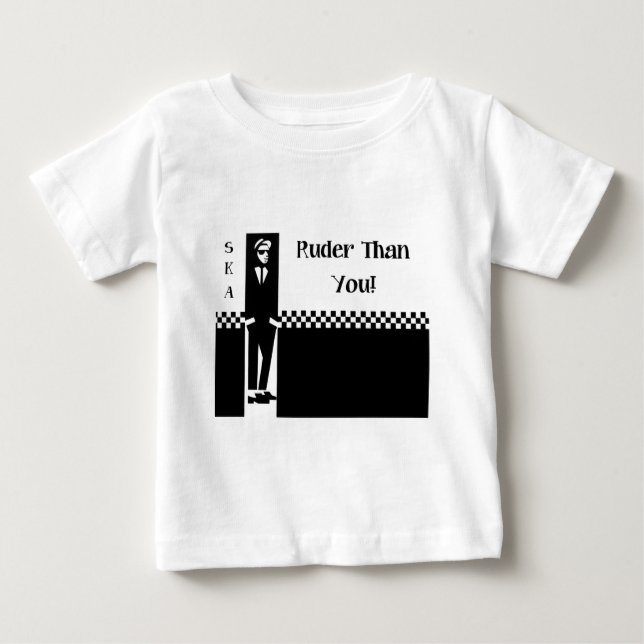 RUDER ALS DU. BABY T-SHIRT (Vorderseite)