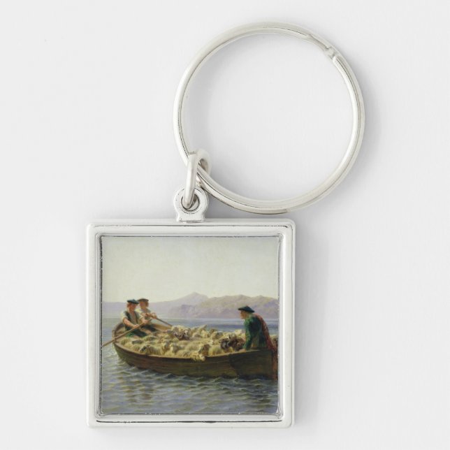 Ruderboot, 1863 schlüsselanhänger (Vorne)
