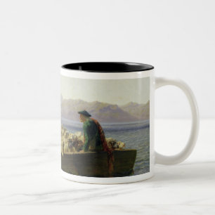 Ruderboot, 1863 zweifarbige tasse