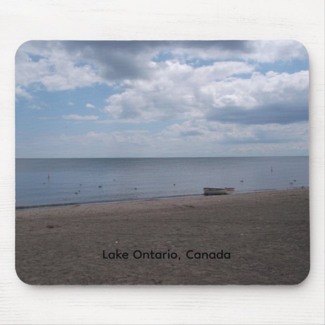 Ruderboot am Ontariosee Mousepad (Vorne)