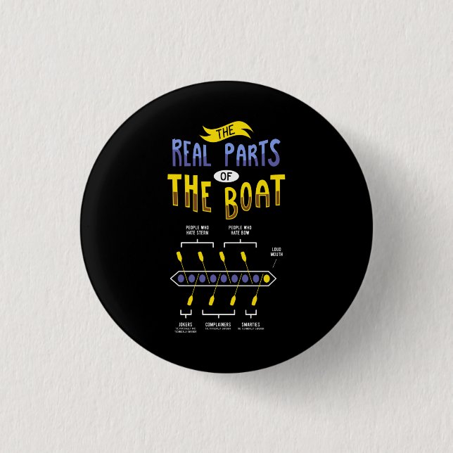 Ruderboot Button (Vorderseite)