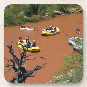 Ruderboot-Flöße fahren in den Colorado River ein Untersetzer