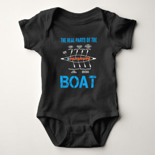 Ruderboot Geschenk für Kanufahrer Kajak Wasserspo Baby Strampler