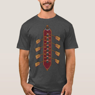 Ruderboot Kayak Outrigger Ruderboot T-Shirt
