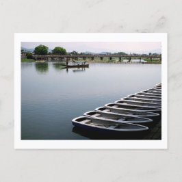 Ruderboote: Arashiyama, Kyōto Postcard Postkarte