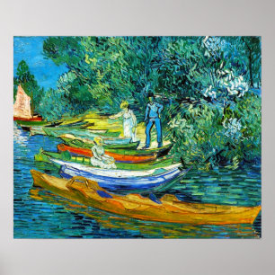 Ruderboote (van Gogh) Poster