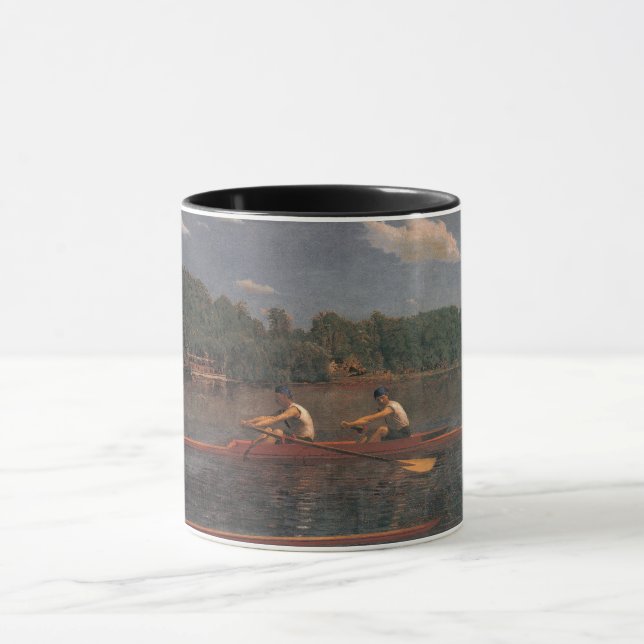 Ruderbootrennen am Fluss Tasse (Zentrum)