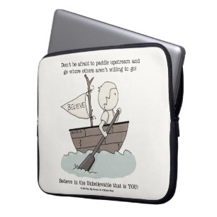 Rudere stromaufwärts laptopschutzhülle