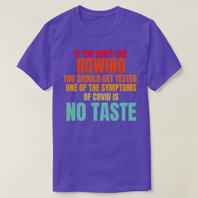 Ruderliebhaber, lustig ruderend 2 T-Shirt (Design vorne)