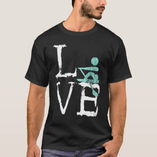 Rudermaschine Liebe Rudermaschine Wassersportler S T-Shirt