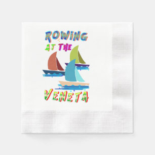 Rudern an der Veneta Serviette
