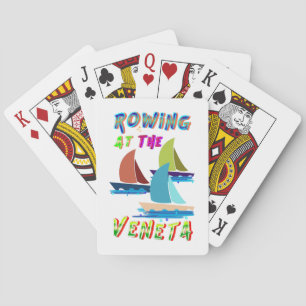 Rudern an der Veneta Spielkarten