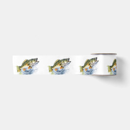 Rudern begeistert Big Fish Fisherman Baby Shower Satinband
