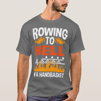 Rudern in einem Handkorb T-Shirt