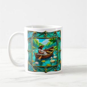 Rudernde Dame Tranquility Kaffeetasse