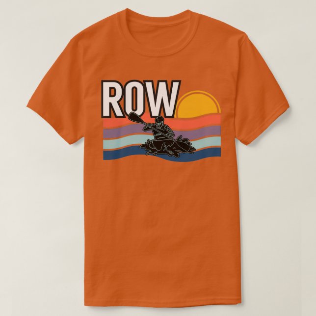 Ruderpaddel Lovers Boat Rower Squad Team Kayak T-Shirt (Design vorne)