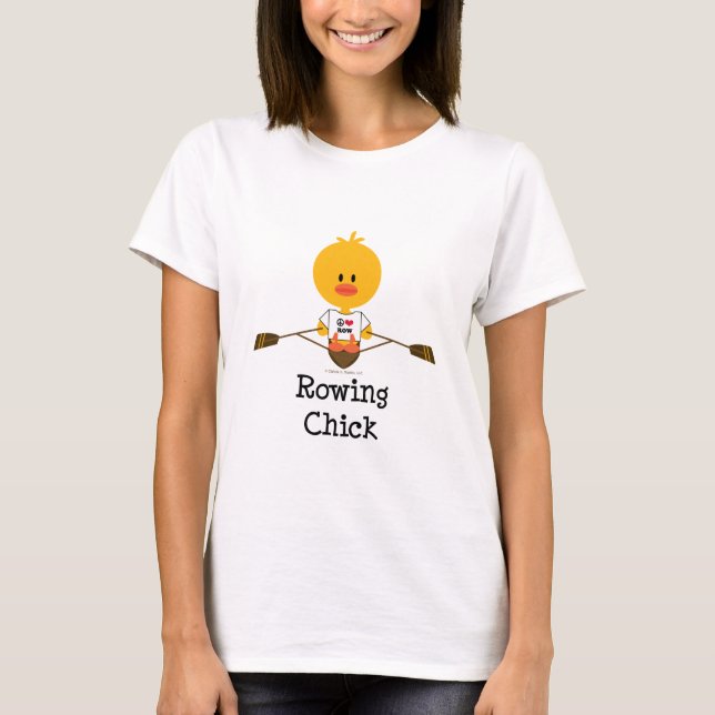 Rudersport-Küken-T-Shirt T-Shirt (Vorderseite)