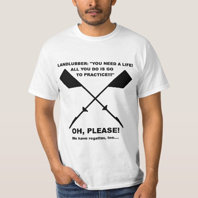 Rudersport Meme T-Shirt (Vorderseite)