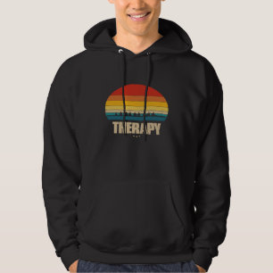 Rudertherapie für Rower Retro Style Hoodie
