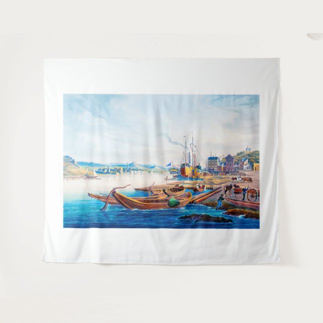 Rüdesheim, Deutschland 01A Wandteppich (Vorderseite (Horizontal))