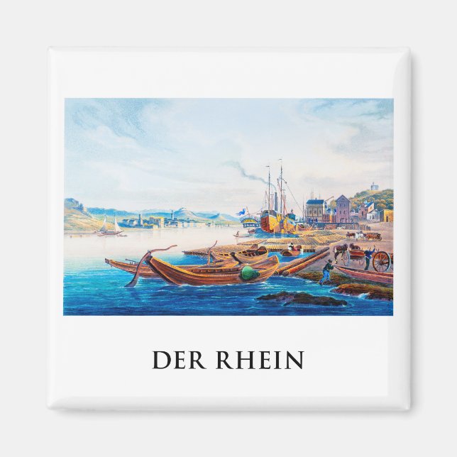 Rüdesheim, Deutschland 01C Magnet (Vorne)