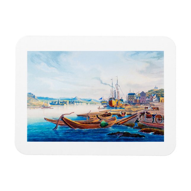 Rüdesheim, Deutschland Magnet (Horizontal)