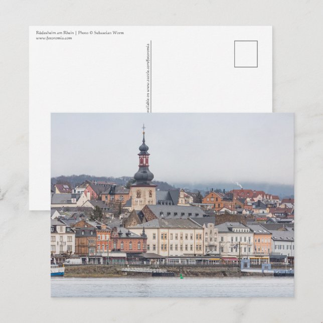 Rüdesheim Deutschland Postkarte (Vorne/Hinten)