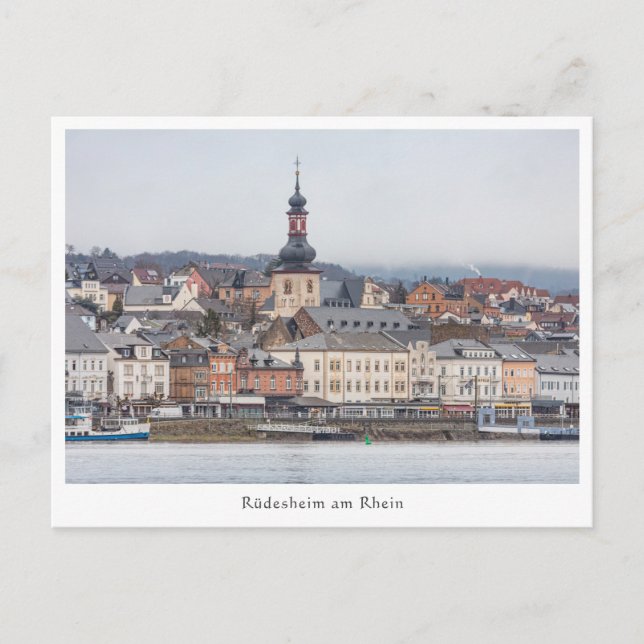 Rüdesheim Deutschland Postkarte (Vorderseite)