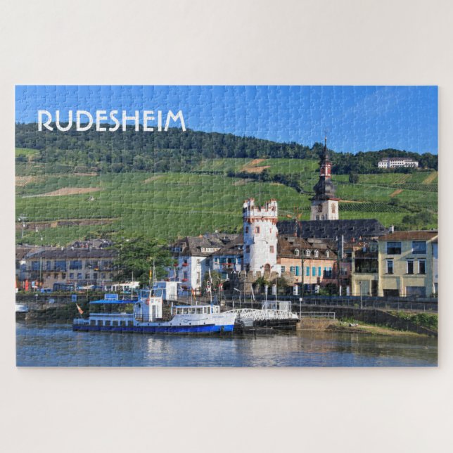 Rudesheim: Ferry boat, Germany (Horizontal)