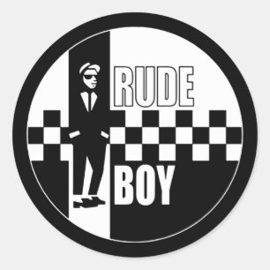 Rudies Runder Aufkleber