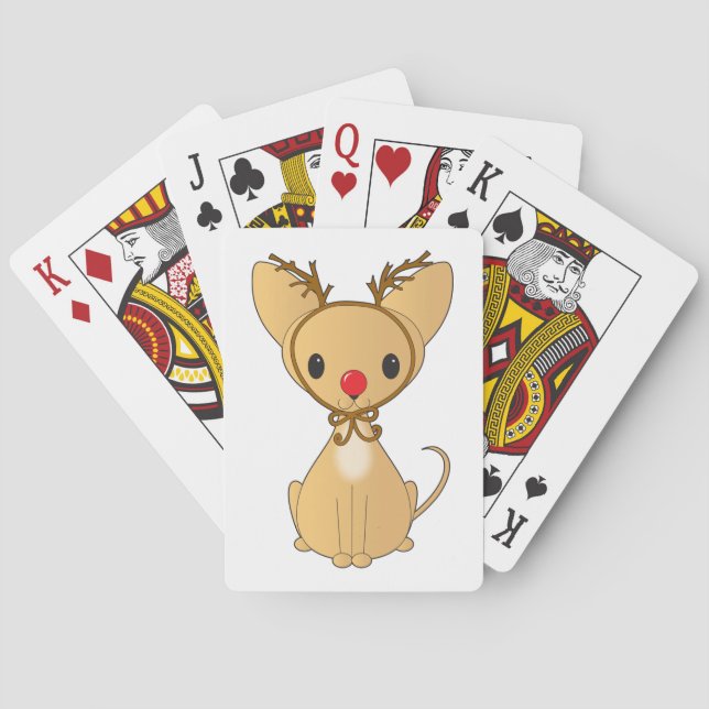 Rudolf Chihuahua Spielkarten (Rückseite)