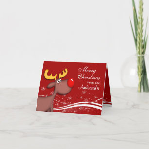 Rudolf Christmas Feiertagskarte