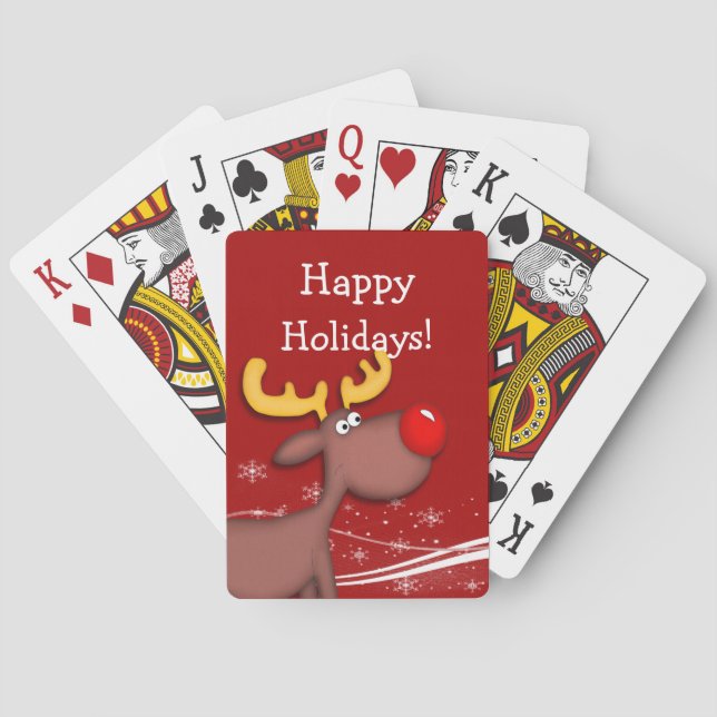 Rudolf Christmas Spielkarten (Rückseite)