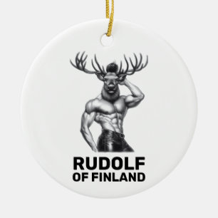 Rudolf de Finlande - Ornement de Noël gay / LGBT