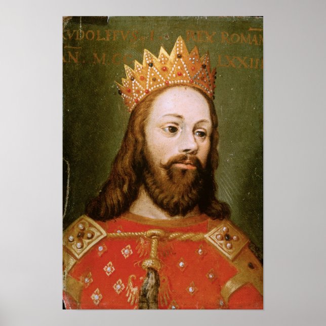 Rudolf I. enthauptet den Heiligen Römischen Kaiser Poster (Vorne)