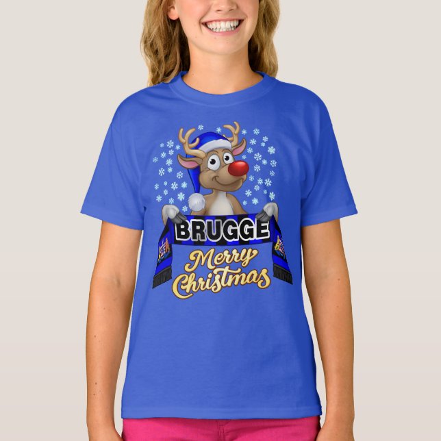 Rudolf met FanSjaal Brugge T-Shirt (Vorderseite)
