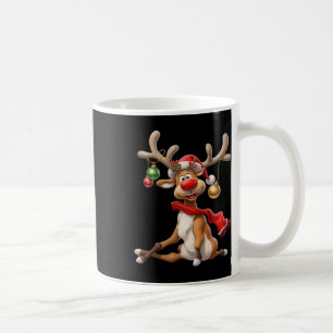 Rudolf Rentier Xmas Rentier Weihnachten Männer Fra Kaffeetasse