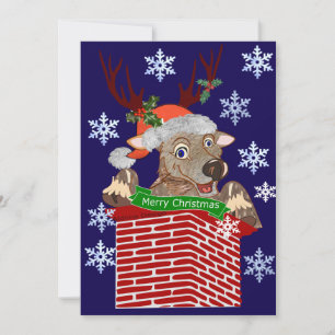 Rudolf Weihnachtsgruß Feiertagskarte