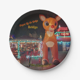 Rudolph bei Burgers by the Bridge, Pappteller