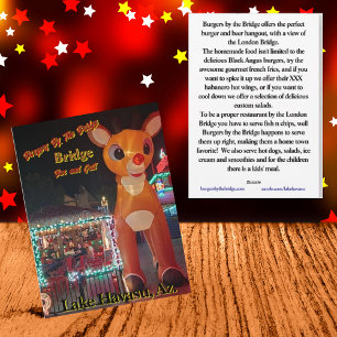 Rudolph bei Burgers By the Bridge Pappteller