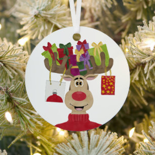 Rudolph Christmas Geschenke Rentier Metal Ornament Aus Metall