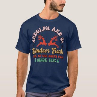 Rudolph Co Feine Rentier-Leckereien T-Shirt