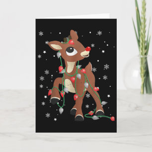 Rudolph Das Rote Nasen Rentier Für Kinder Und Weih Karte